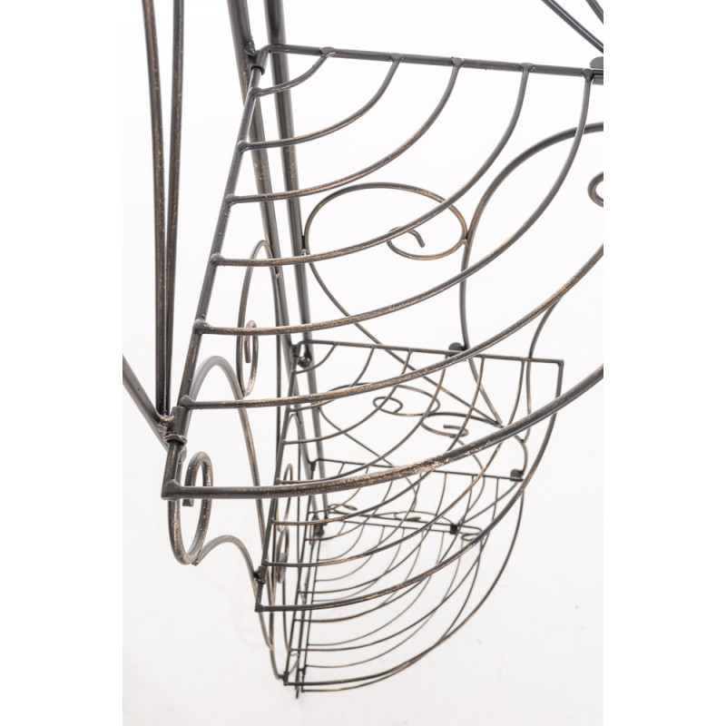 Scaffale Angolare IRMA in Metallo bronzo