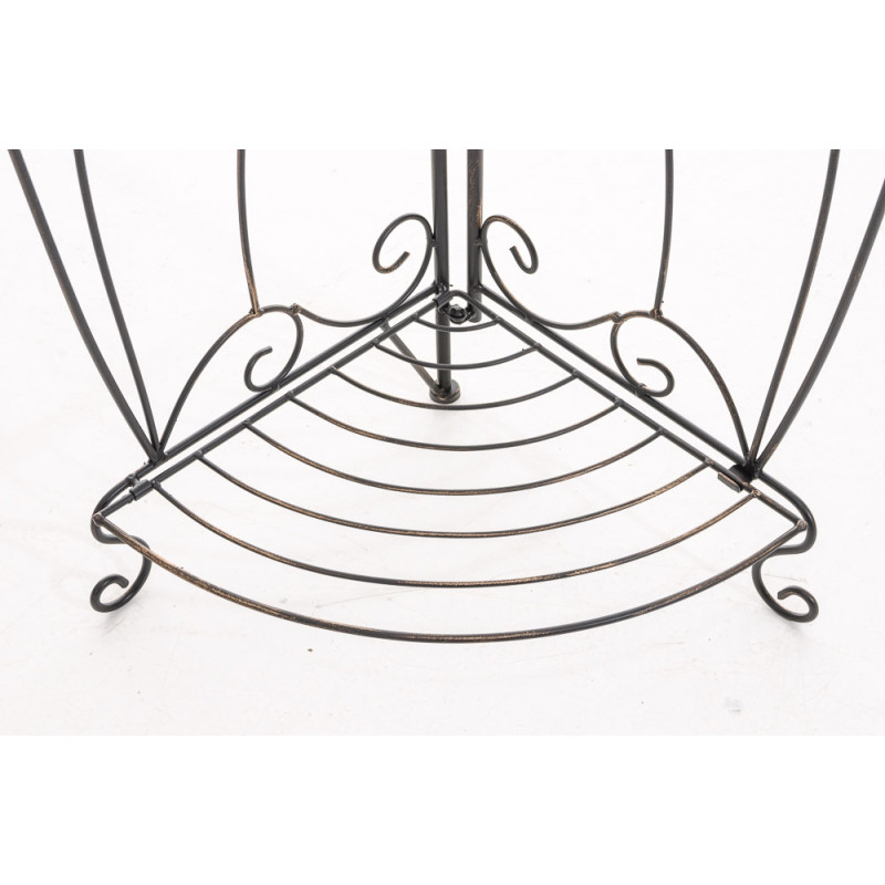 Scaffale Angolare IRMA in Metallo bronzo