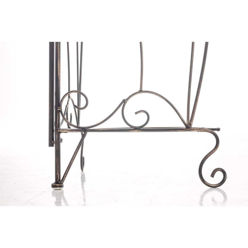 Scaffale Angolare IRMA in Metallo bronzo