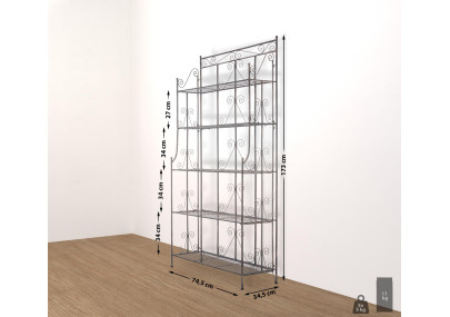 Étagère autoportante Ciara en bronze