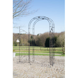 Arc de roses avec portail en bronze Melissa