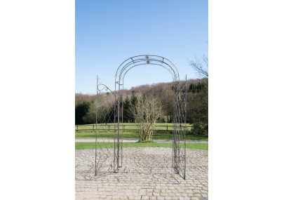 Arc de roses avec portail en bronze Melissa