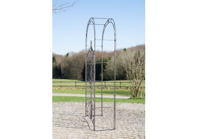 Arco de Jardín con Puerta Melissa Bronce