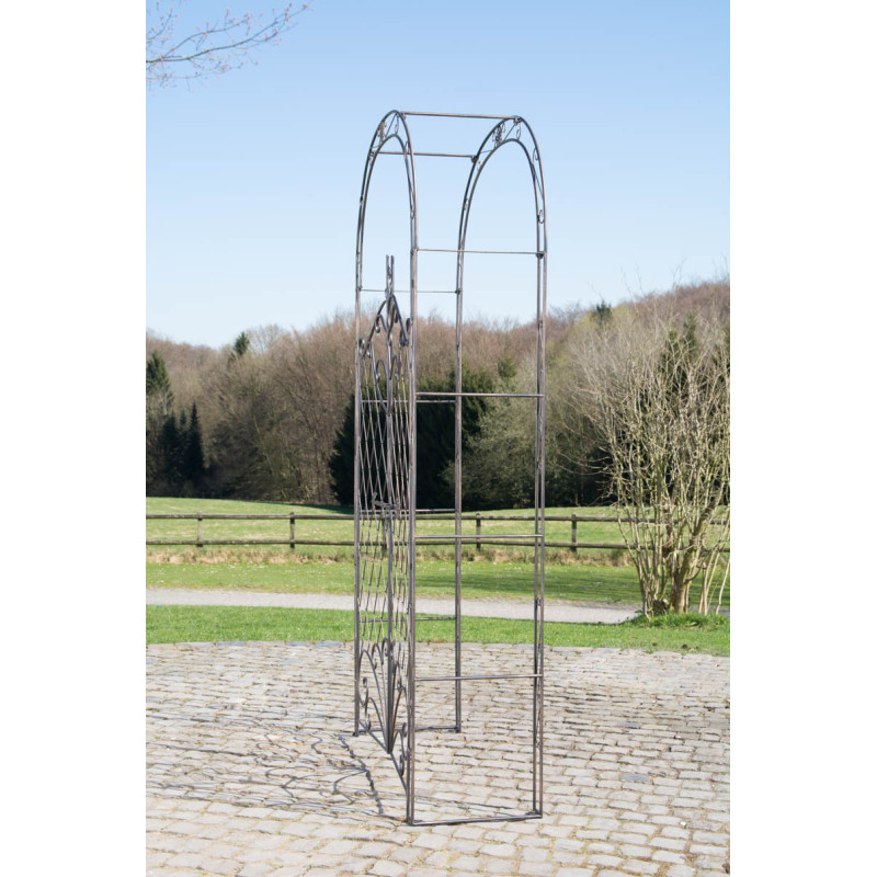 Arc de roses avec portail en bronze Melissa