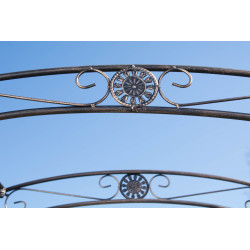 Arc de roses avec portail en bronze Melissa