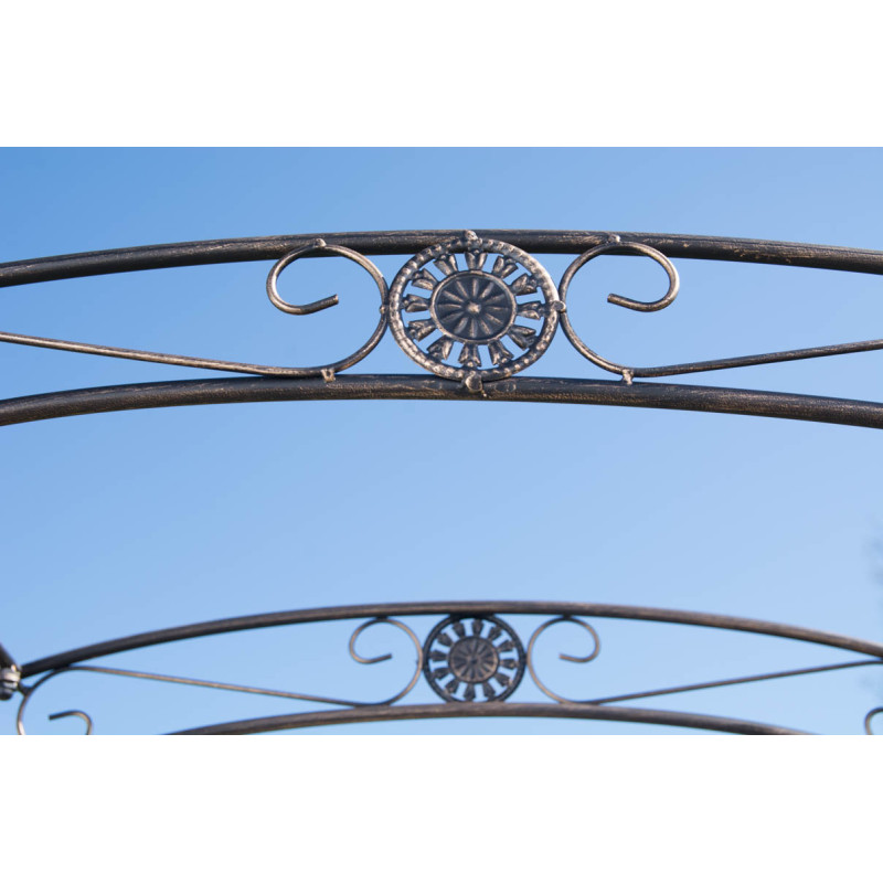 Arc de roses avec portail en bronze Melissa