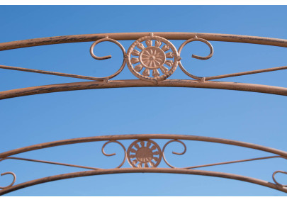 Arco de Jardín con Puerta Melissa Marrón antiguo