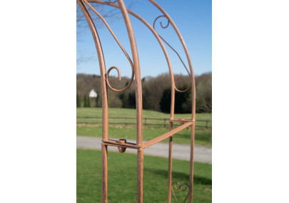 Arche de roses avec portail Melissa brun antique