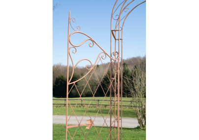 Arco de Jardín con Puerta Melissa Marrón antiguo