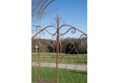 Arco de Jardín con Puerta Melissa Marrón antiguo