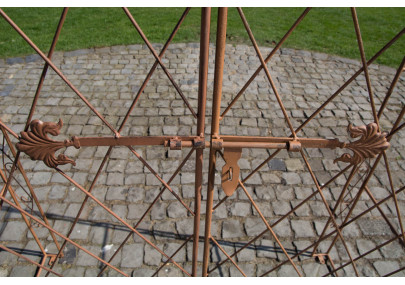 Arche de roses avec portail Melissa brun antique