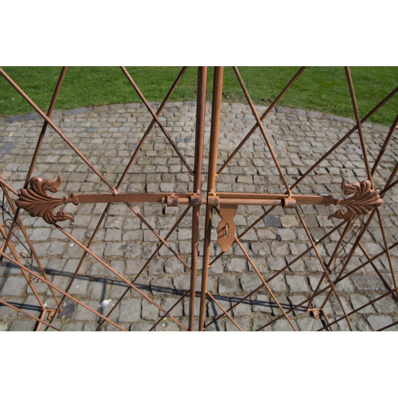 Arche de roses avec portail Melissa brun antique