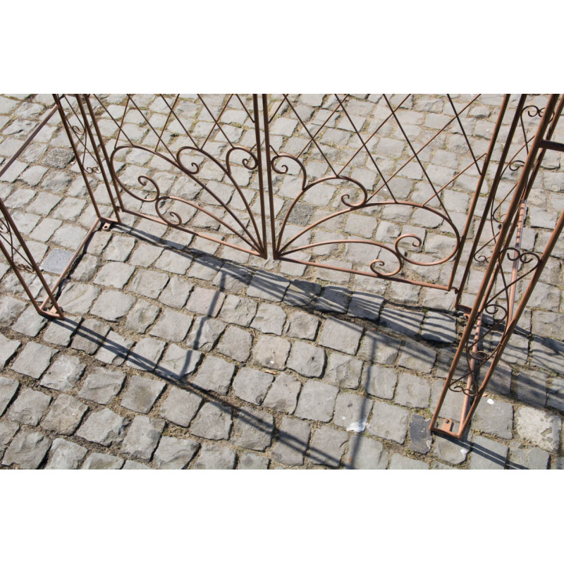 Arche de roses avec portail Melissa brun antique