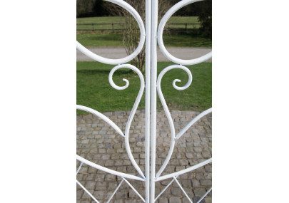 Arco de Jardín con Puerta Melissa Blanco antiguo