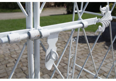 Arco de Jardín con Puerta Melissa Blanco antiguo