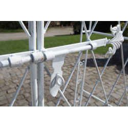 Arche de roses avec portail Melissa blanc antique