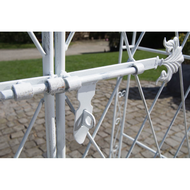 Arco de Jardín con Puerta Melissa Blanco antiguo