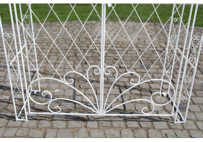 Arche de roses avec portail Melissa blanc antique