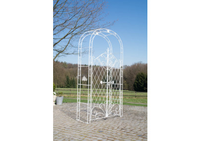 Arche de roses avec portail Melissa White