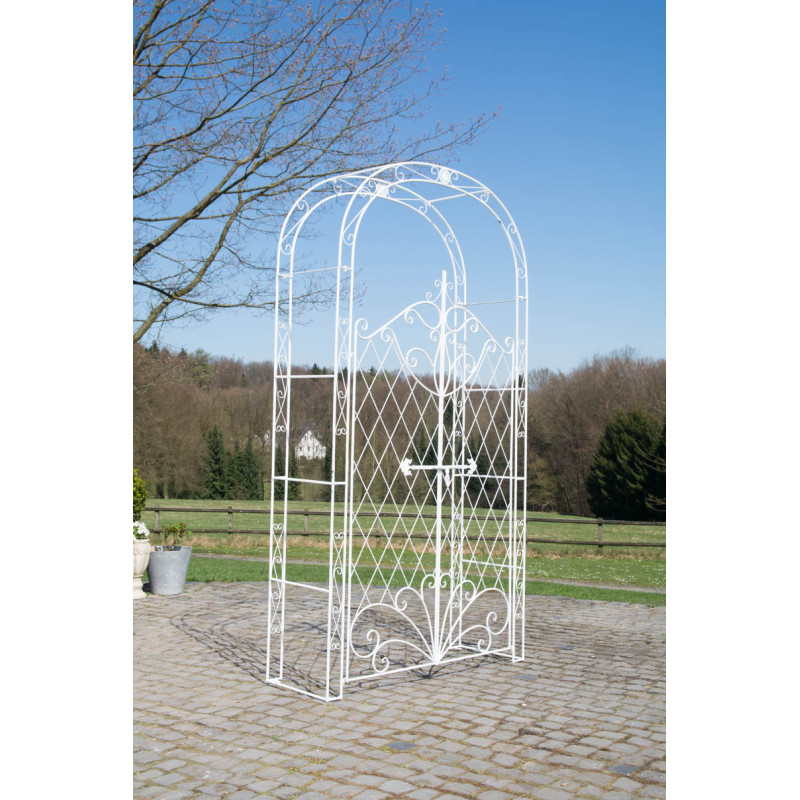 Arche de roses avec portail Melissa White