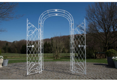 Arche de roses avec portail Melissa White