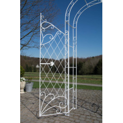 Arche de roses avec portail Melissa White