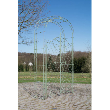 Arco per Piante Rampicanti Melissa verde antico