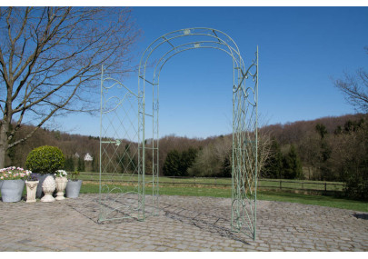 Arco de Jardín con Puerta Melissa Verde antiguo