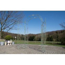 Arco per Piante Rampicanti Melissa verde antico