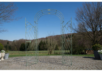 Arco de Jardín con Puerta Melissa Verde antiguo