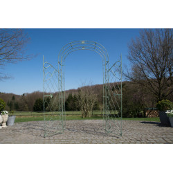 Arche de roses avec portail Melissa vert antique