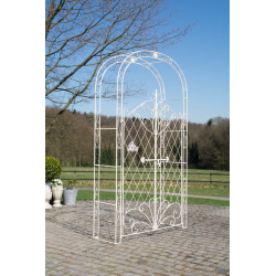 Arche de roses avec portail Melissa cr?me antique