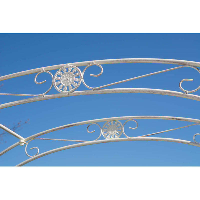 Arche de roses avec portail Melissa cr?me antique