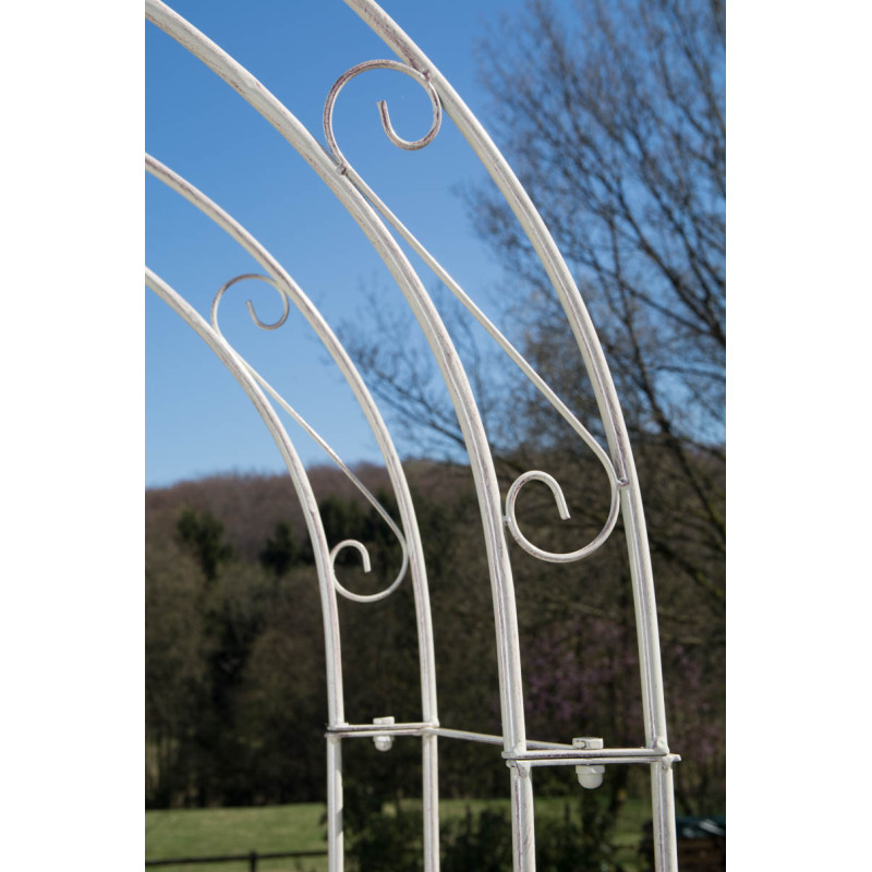 Arche de roses avec portail Melissa cr?me antique