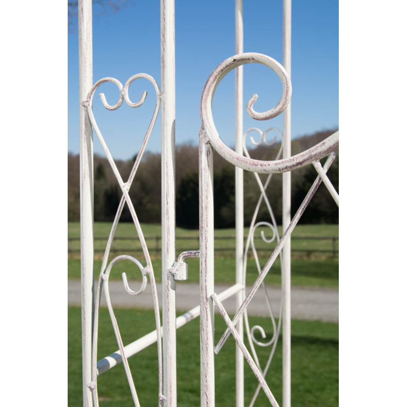 Arche de roses avec portail Melissa cr?me antique