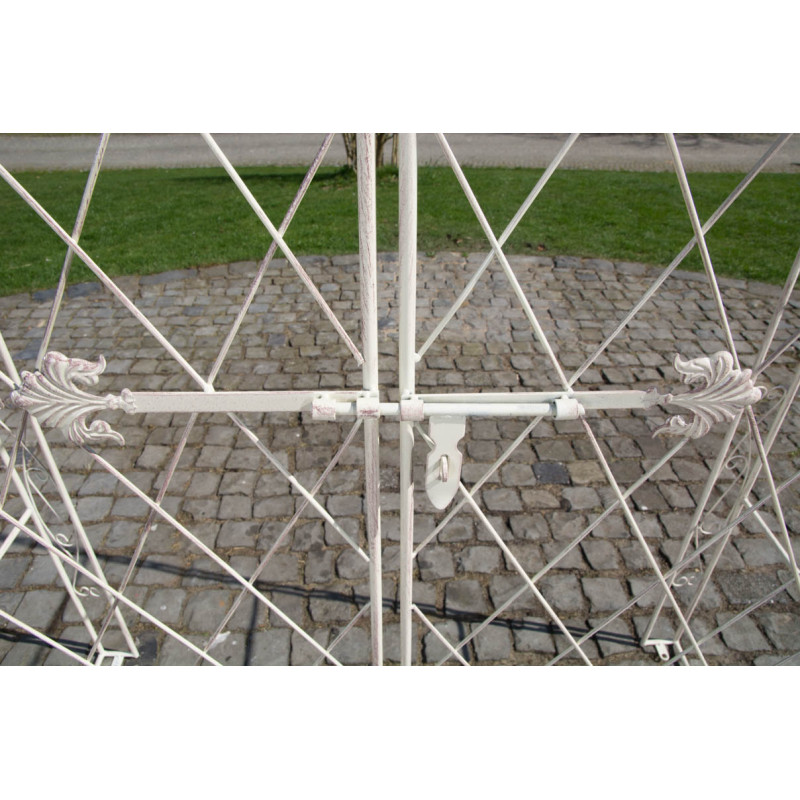 Arco de Jardín con Puerta Melissa Crema antiguo