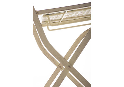 Chaise pliante ASINA, crème antique