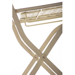 Chaise pliante ASINA, crème antique