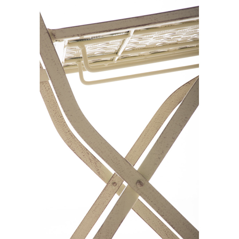 Chaise pliante ASINA, crème antique