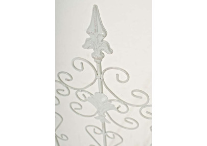 Reja Outdoor De Metal Burgus Decorativa Blanco antiguo