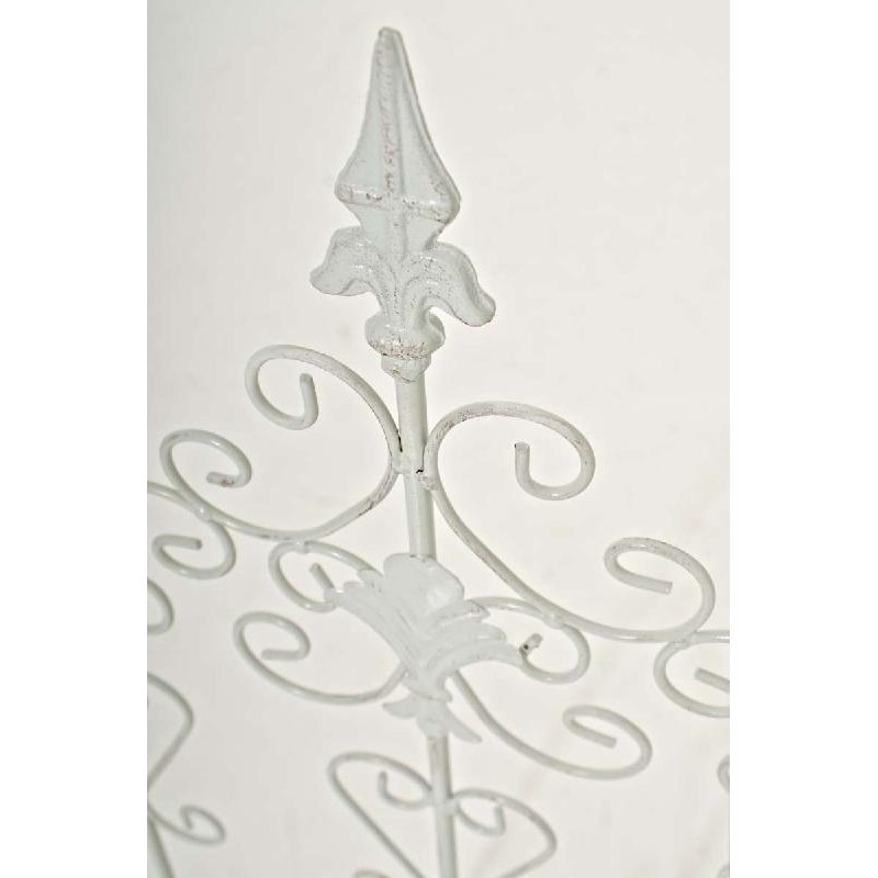 Reja Outdoor De Metal Burgus Decorativa Blanco antiguo