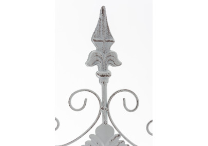 Reja Outdoor De Metal Burgus Decorativa Blanco antiguo