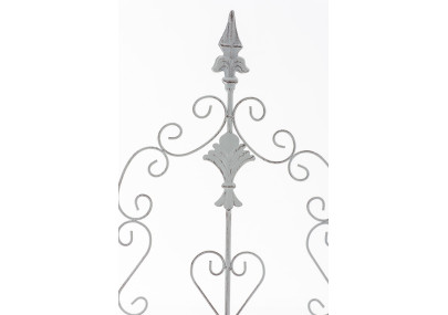 Reja Outdoor De Metal Burgus Decorativa Blanco antiguo