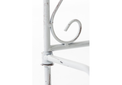 Reja Outdoor De Metal Burgus Decorativa Blanco antiguo