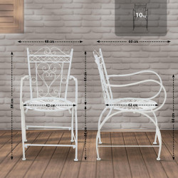 Chaise Sheela blanche