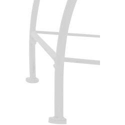 Sedia Giardino Sheela in Metallo bianco