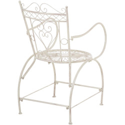 Fauteuil Sheela, crème antique