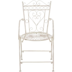 Fauteuil Sheela, crème antique