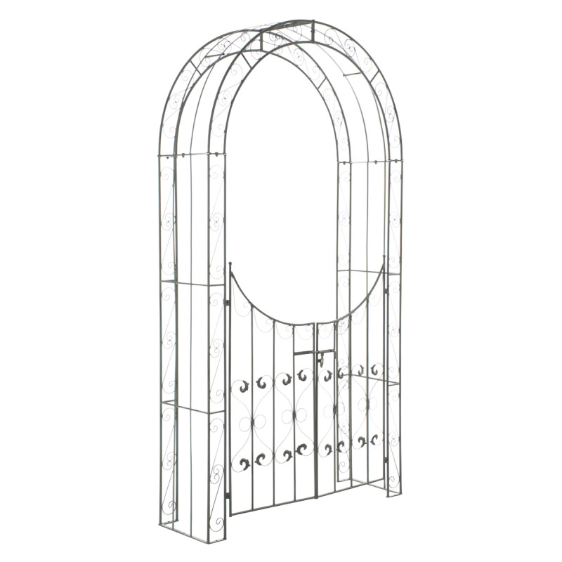 Arc en rose avec portail Sina vert antique