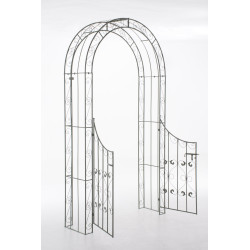 Arc en rose avec portail Sina vert antique